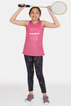 Zelocity Girls Relaxed Quick Dry Tank Top - Ibis Rose — thumbnail 4